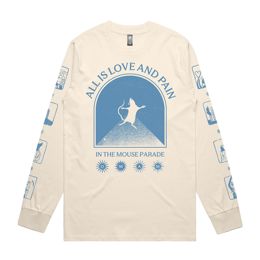 Cream All Is Love and Pain White Longsleeve