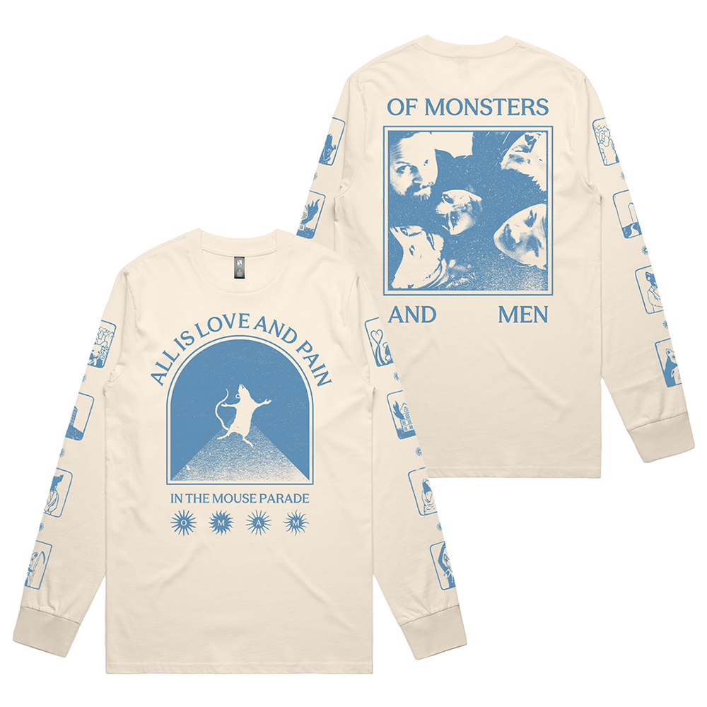 Cream All Is Love and Pain White Longsleeve