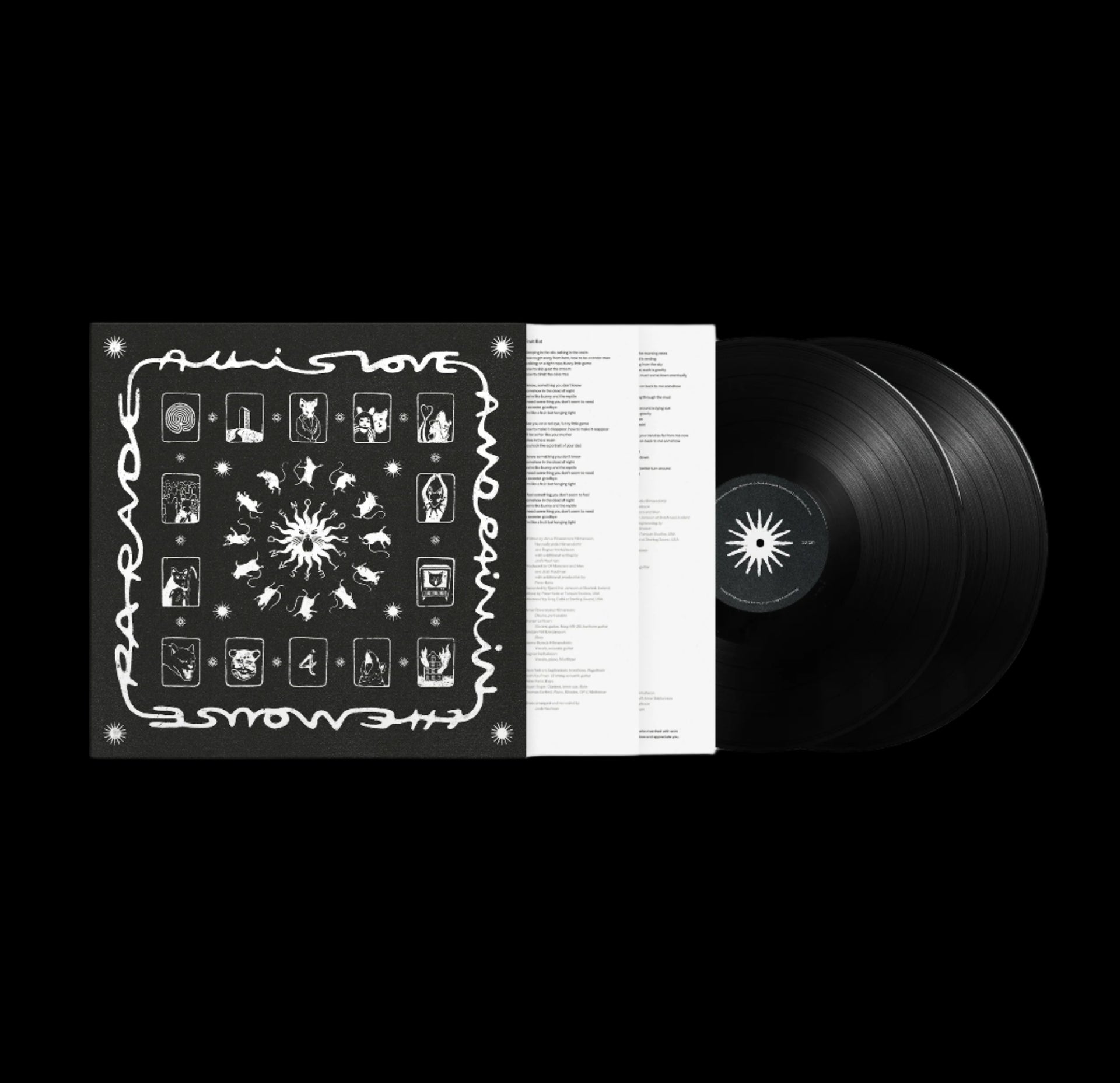 monsters of folk vinyl All Is Love and Pain in the Mouse Parade 2LP Black Vinyl – OMAM US