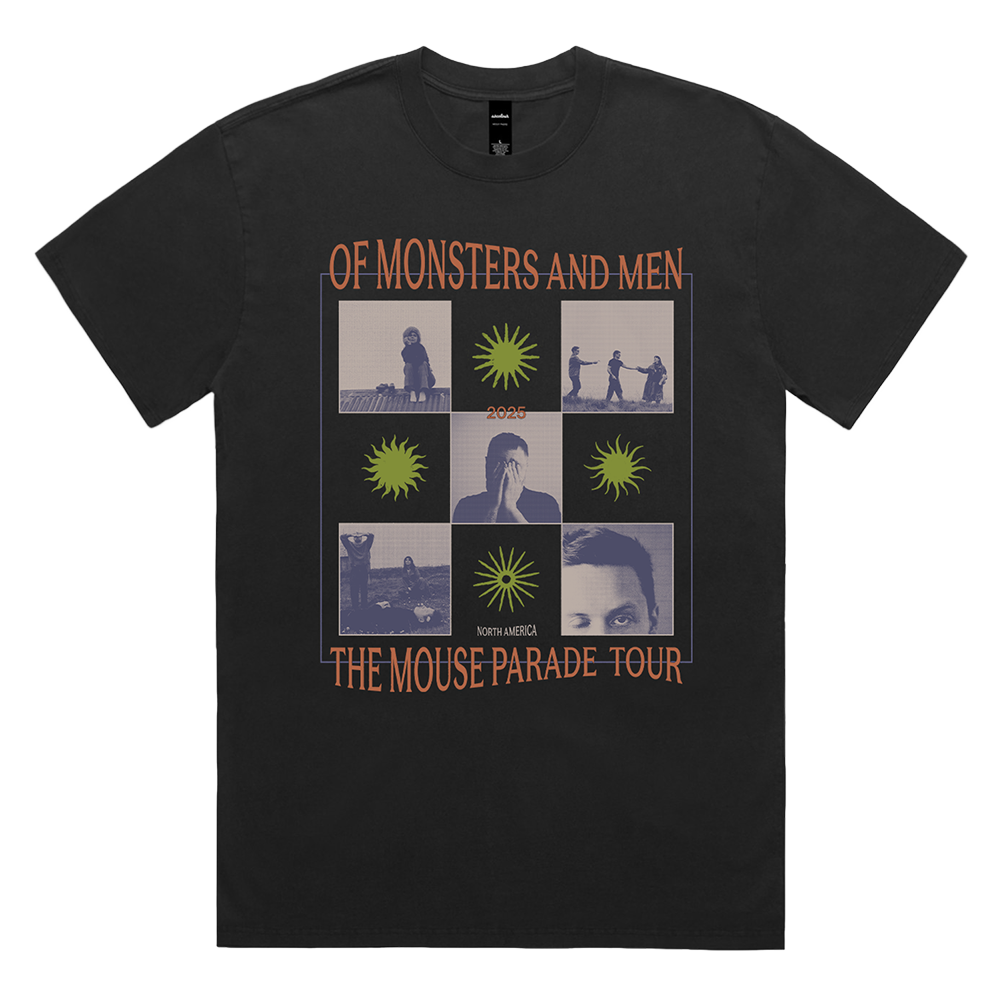 Black 2025 Tour T-shirt