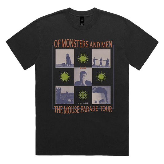 Black 2025 Tour T-shirt