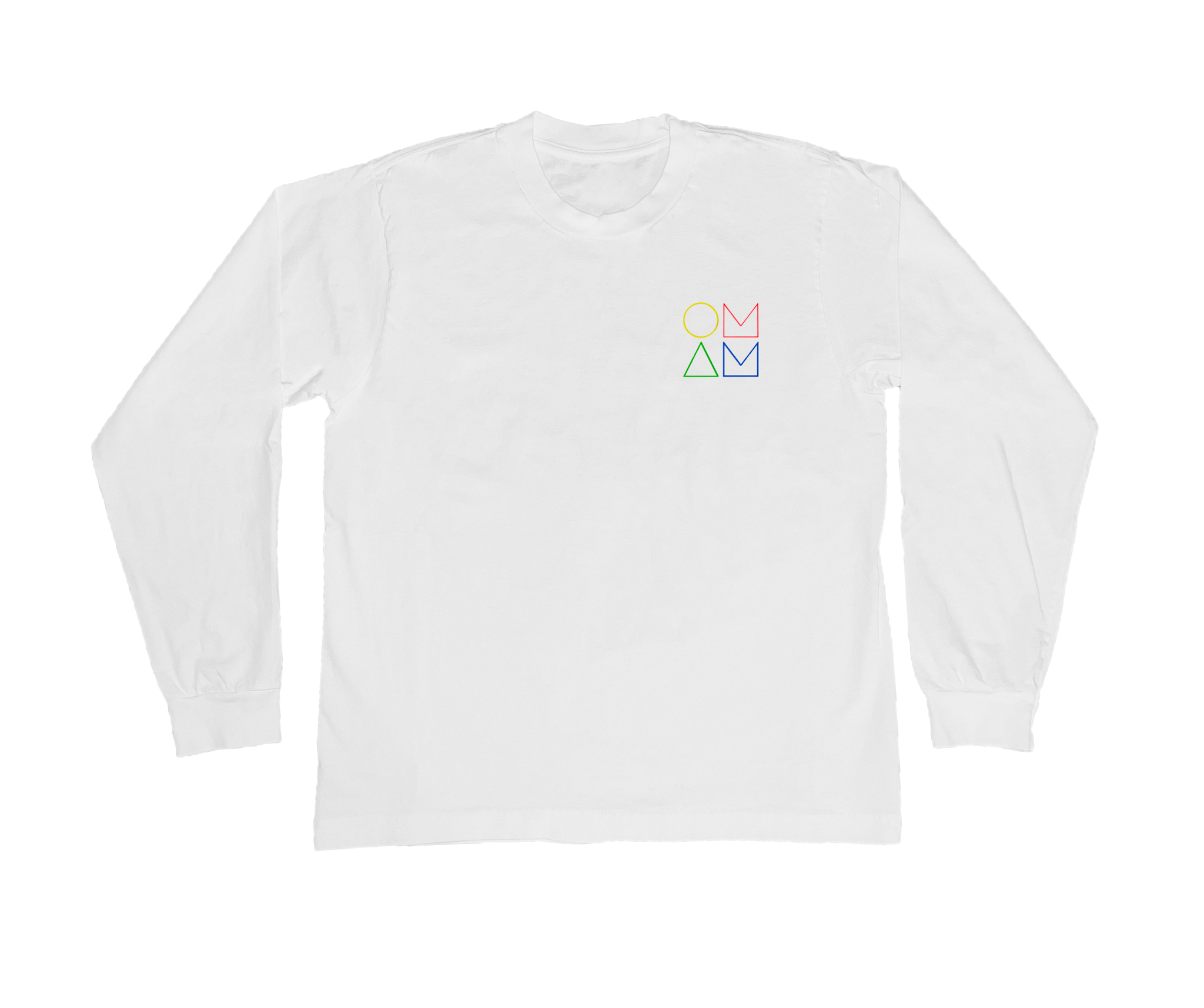 The north face rainbow 2024 box logo long sleeve tee
