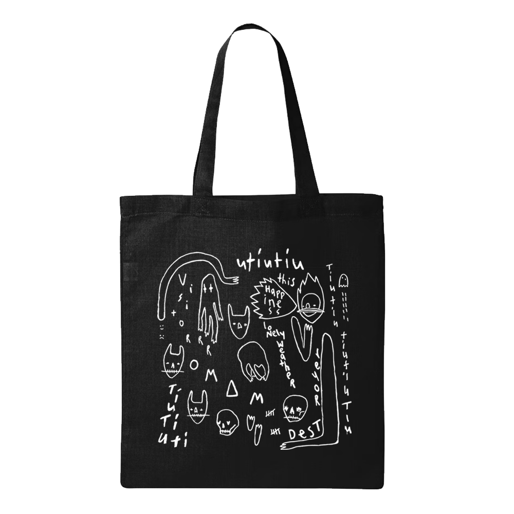 mens black tote