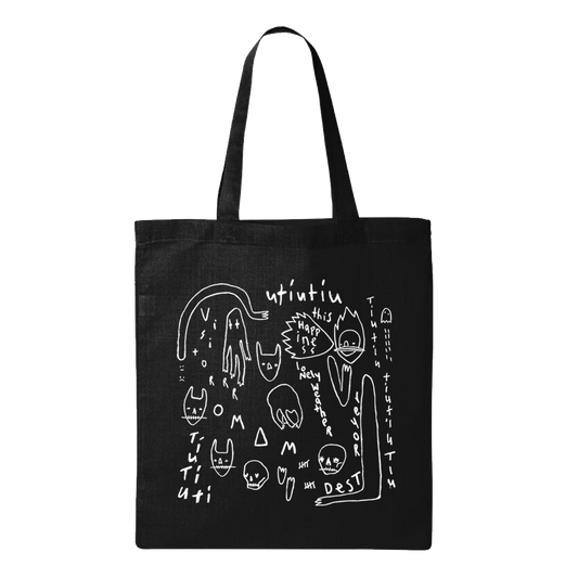 OF MONSTERS AND MEN - TIU BLACK TOTE BAG