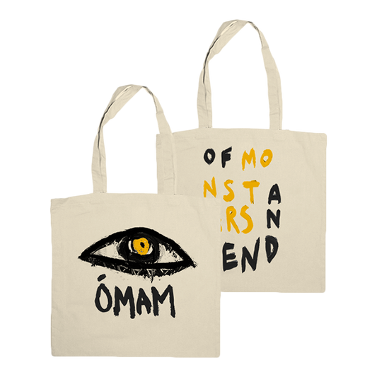 BLACKEYE CREAM TOTE BAG